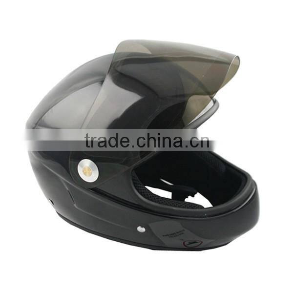 meet CE standard head protective fashion longboard helmet full face with smoke visor for man
