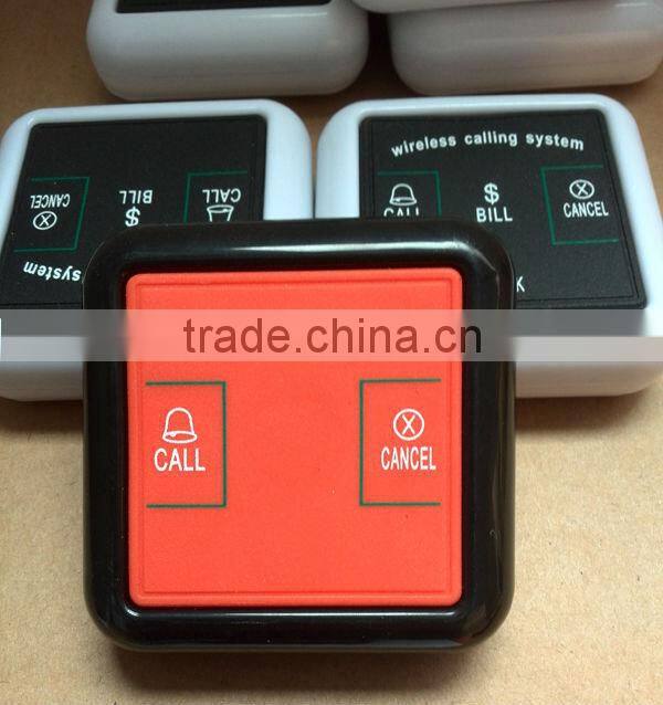 electronic queue system for restaurant waiter call bell with CE certification in 433mhz