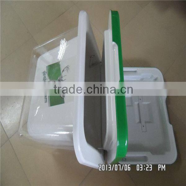 Plastic acrylic tissue box