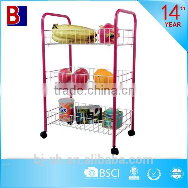 3 Tier iron moving kitchen stand