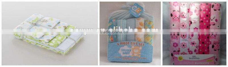 100%Cotton Multi- uses and Functional Flannel Baby Receiving Blanket