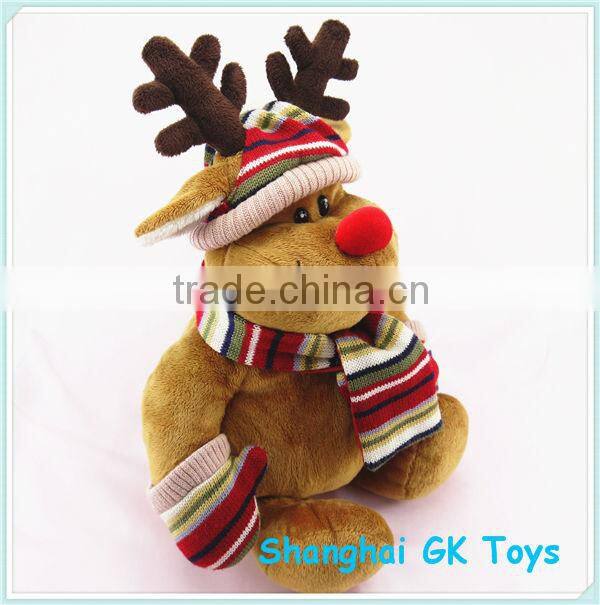 Plush Toy Cute Christmas Reindeer