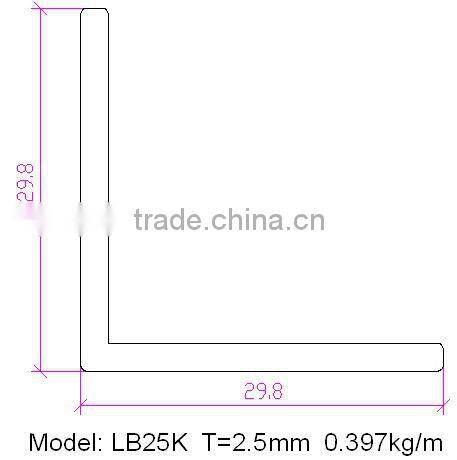 wood grain aluminium extruded for Libya Aluminium-Strangpressprofilen