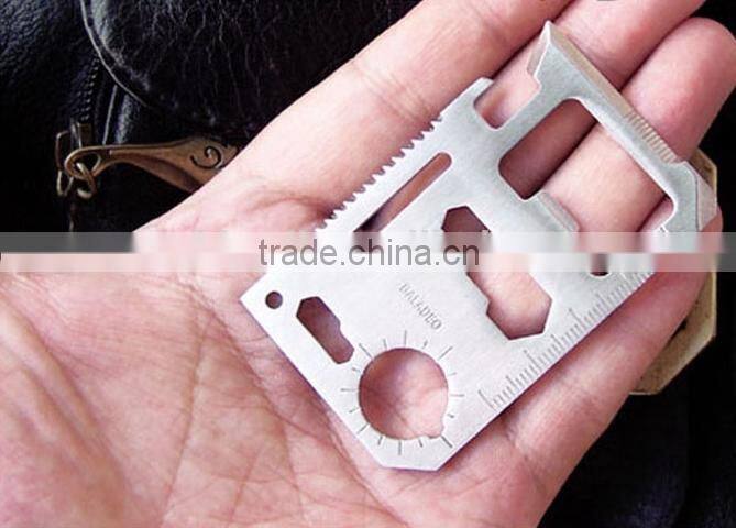 outdoor portable mini survival multitool card