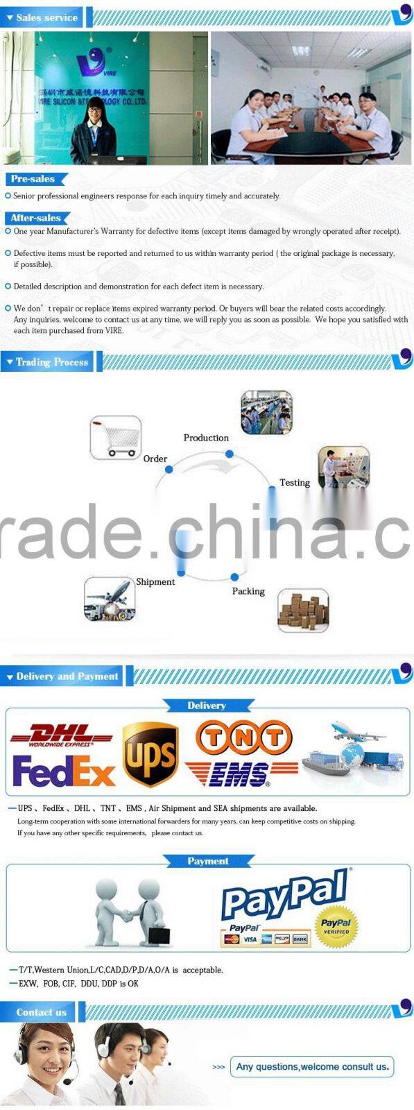 Hot sale multifunctional usb sd audio module remote control