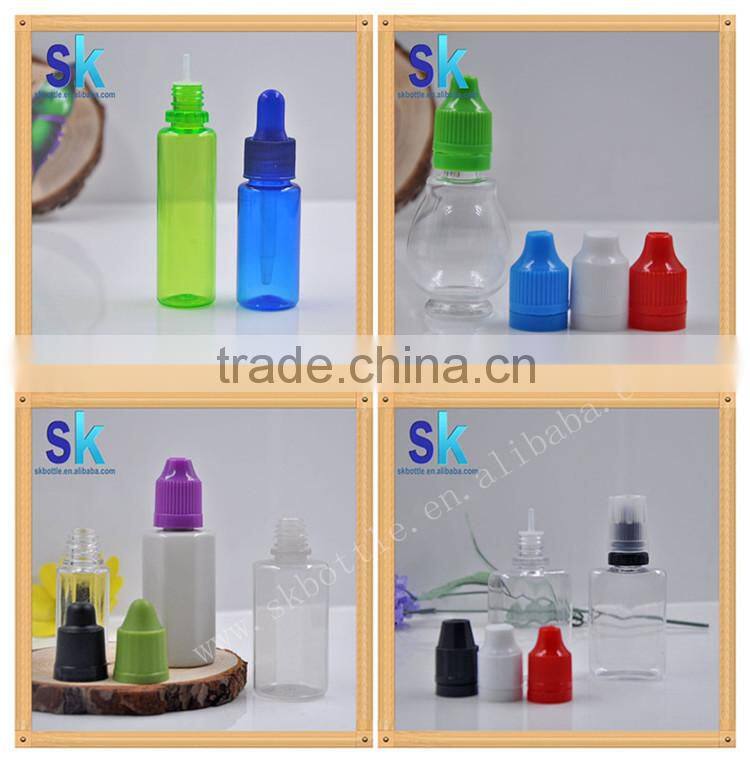 top grade plastic spray bottle 10ml amber spray cap plastic bottle in stock