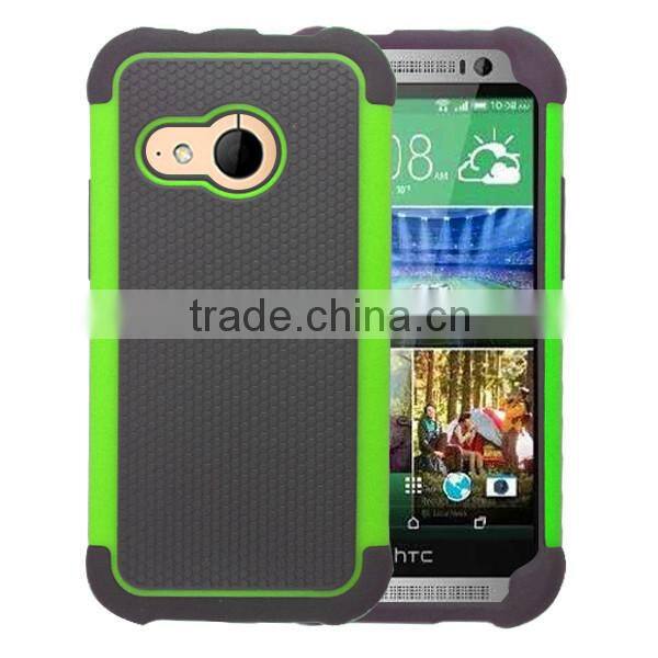 Hybrid Shock Proof Silicone Mobile Phone Case For HTC ONE MINI2 M8 MINI