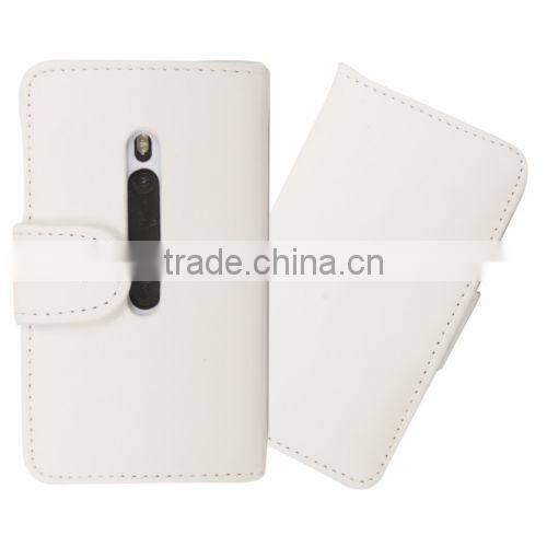 For Nokia lumia 800 stylish book side card holder wallet flip case cover