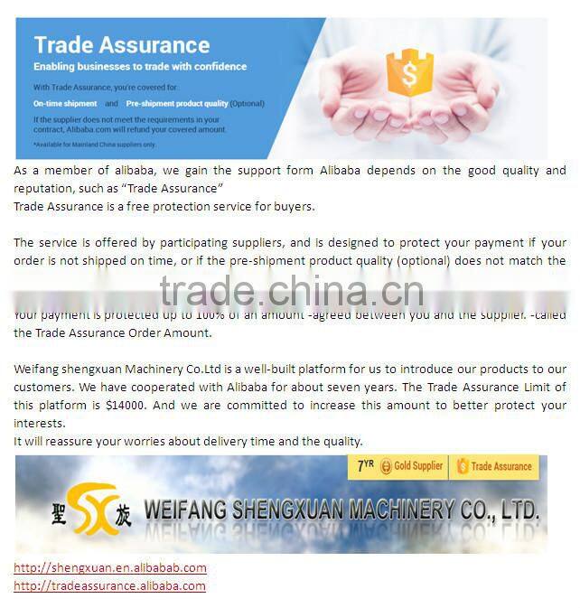 type mini farm tractor made in China from weifang shengxuan machinery co.,ltd.