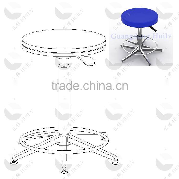 FRP height adjustable laboratory stool furniture