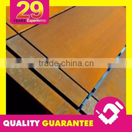 Rusted Weathering Steel Corten Steel Plate Customized Fabrication Service