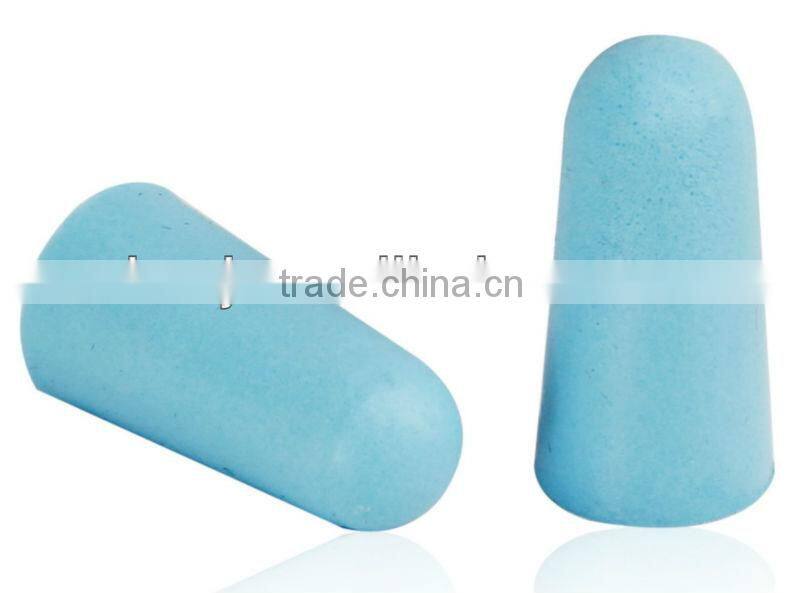 hot selling noise cancelling foam ear plugs with cord sleeping bullet shaped safety ear plugs (SNR:36db) foam ear plugs for sale