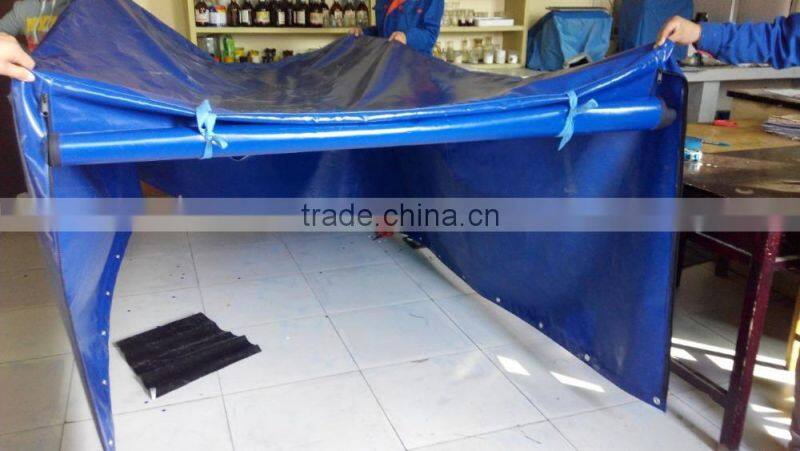 Winter open trailer truck covers tarps protection