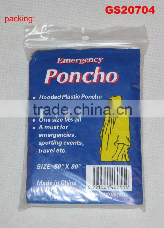 men's poncho