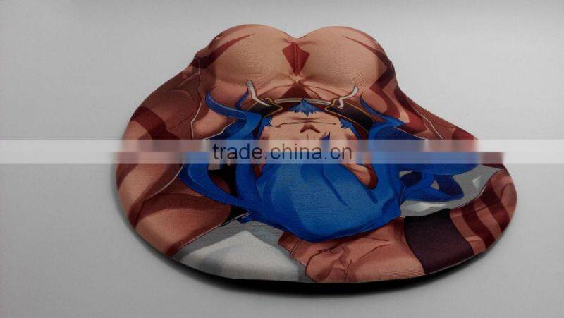 promotional gift item: soft sex gril cartoon 3d mouse pad