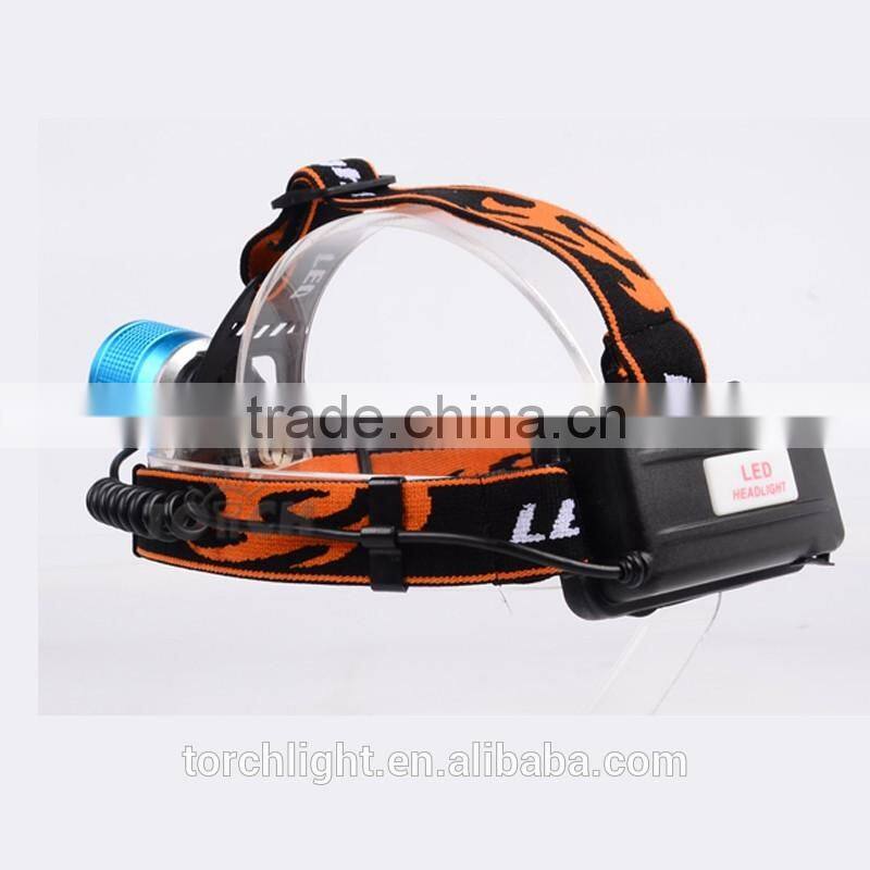 2000 Lumen ultra bright led headlights for camping&searching fashion design focus led head light