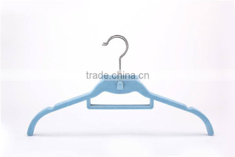 Standby Colored Clothes Hangers Velvet Flocking Non- Slip Shirt Hanger