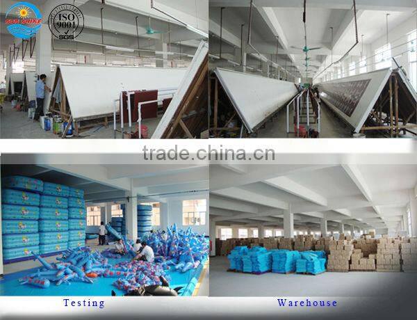 Inflatable high wing back chair