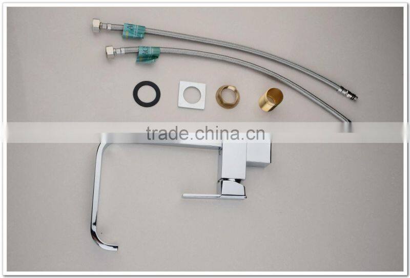 Commercial kitchen faucet mixer tap with single lever