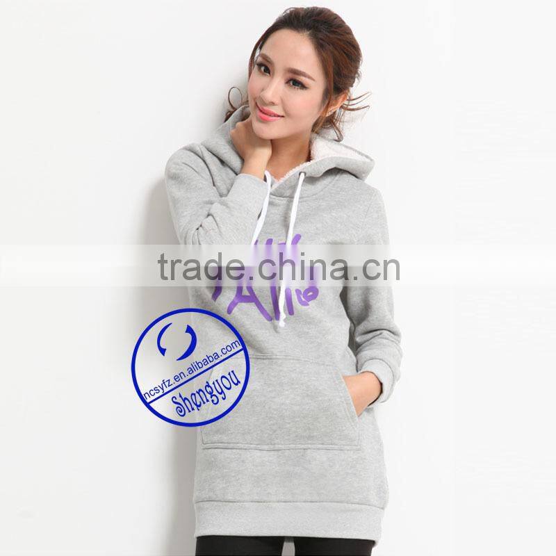 2015 Wholesale Custom Printed Sweatshirts Hoodies for Women