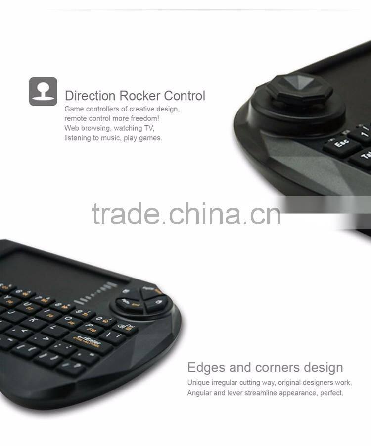 2.4GHz Mini Fly Air Gaming Mouse and Keyboard With High Sensitive Smart Touchpad Arabic,Russian,German,English Available