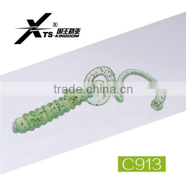 25mm 0.62g 6cm 2g High Quality Soft Fishing Lure Long Tail Fishing Bait Wholesale
