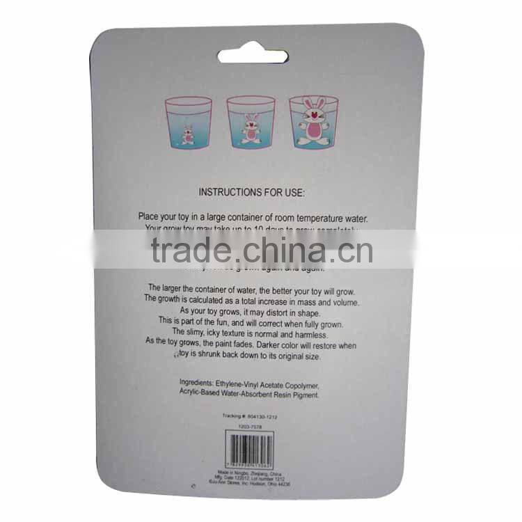 Easter gift Growing rabbit chicken Toy Growing Toy for easter Expand Toys Easter eggs