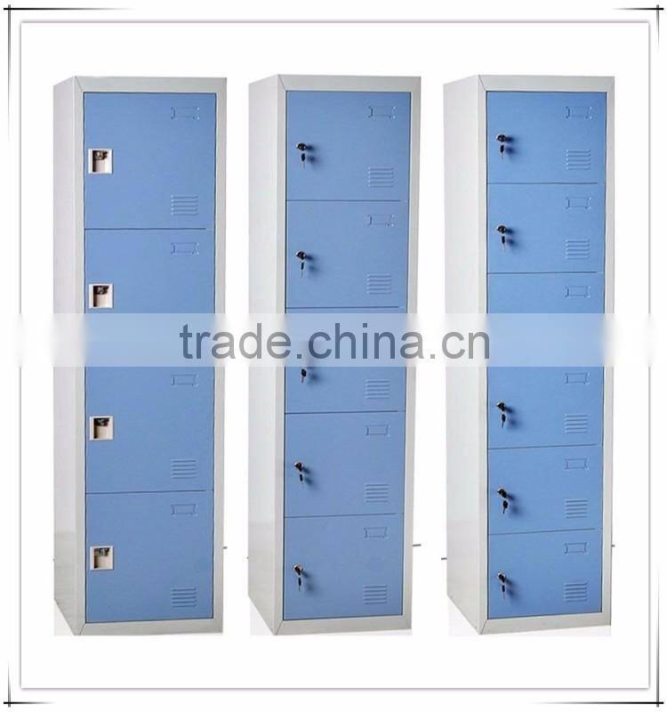 4 door steel wardrobe clother locker