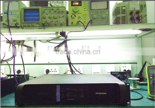 Professional digital power amplifier for stage