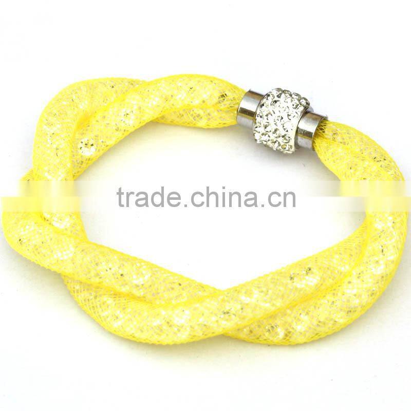 Crystal Beads Stardust Bracelet Slake Wrap Double Tour TENDANCE
