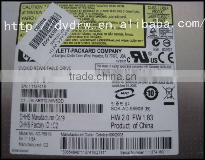 P/N:502440-ABC Internal DVDRW:AD-7591S with Lightscribe and SATA Interface