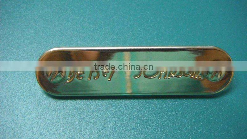 3D custom rivet logo