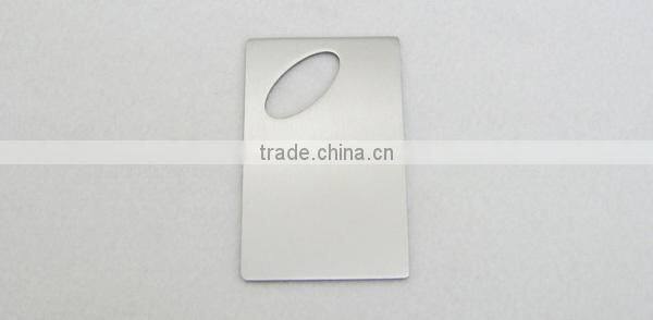 Metal die cut bottle opener