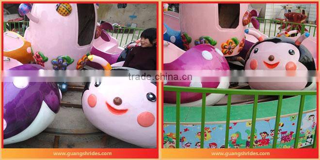 Supper fun! hot selling ladybird ride outdoor kid attractions for sale