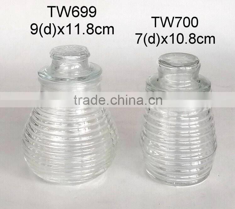 TW697T glass jar with ceramic lid