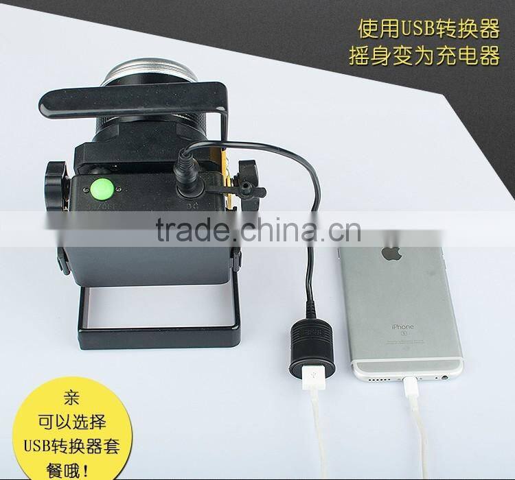 2016 new designed T6 LED rechargeable zoom led floodlight camping lights