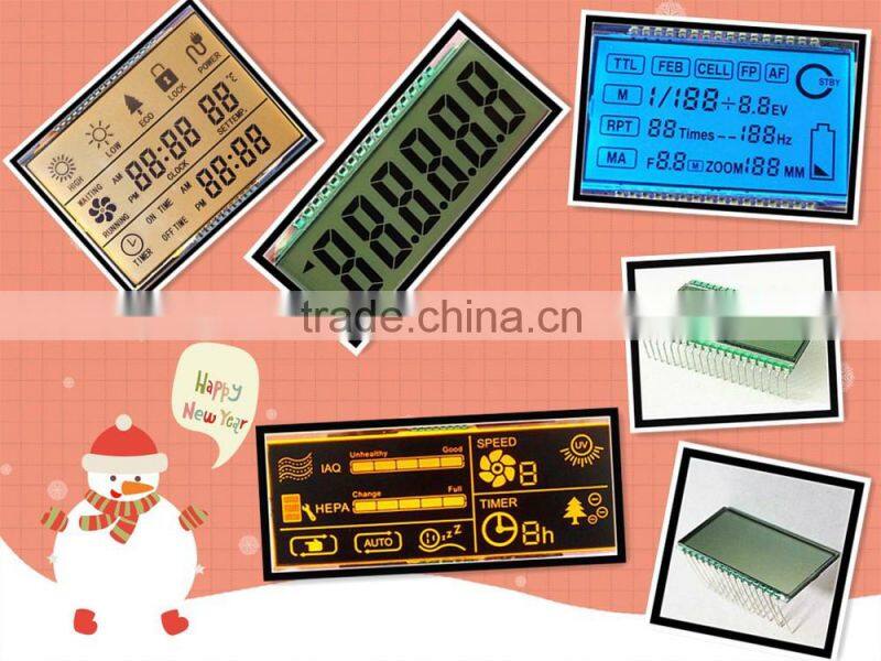 alphanumeric segment monochrome lcd display control board