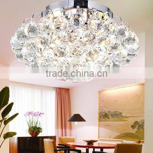 China Wholesale Silver Modern K9 Crystal Ball Chandelier Celing Lamp