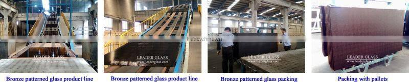 4mm clear patterned masterlinge glass