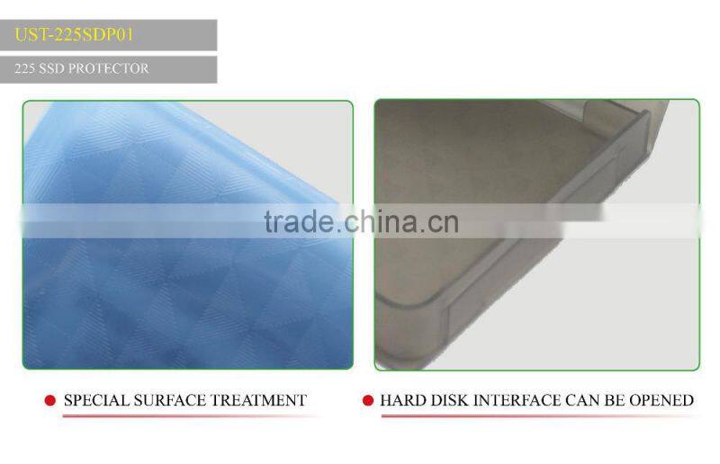 High quality HDD PROTECTOR 225 SSD PROTECTOR to proctect your SDD in blue and gery