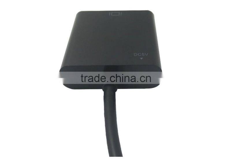 100% new MINI HDM I toVGA HDM I adapter for computer/laptop Multimedia devices