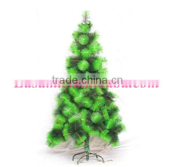 Best selling christmas decoration,foldable pine needle PVC Xmas tree