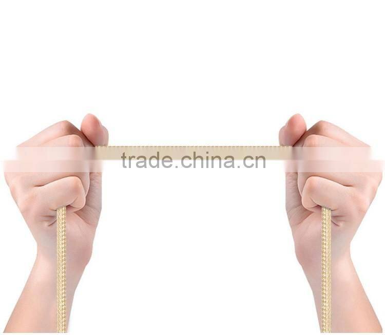 Nylon Braided fast charging micro usb data cable for samsung