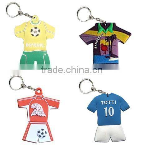 2011 hot selling rubber key chain