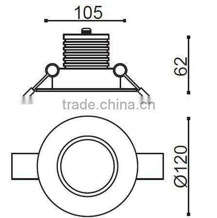 Hot sale outdoor modern interior LED high power leds Ceiling downlight