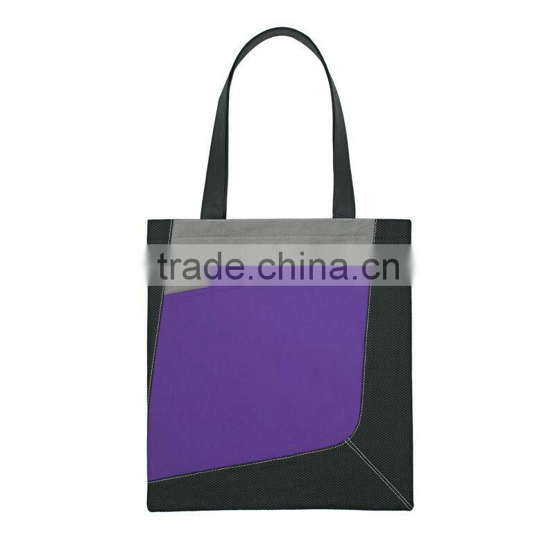 Non-Woven Accent Tote Bag- Orange
