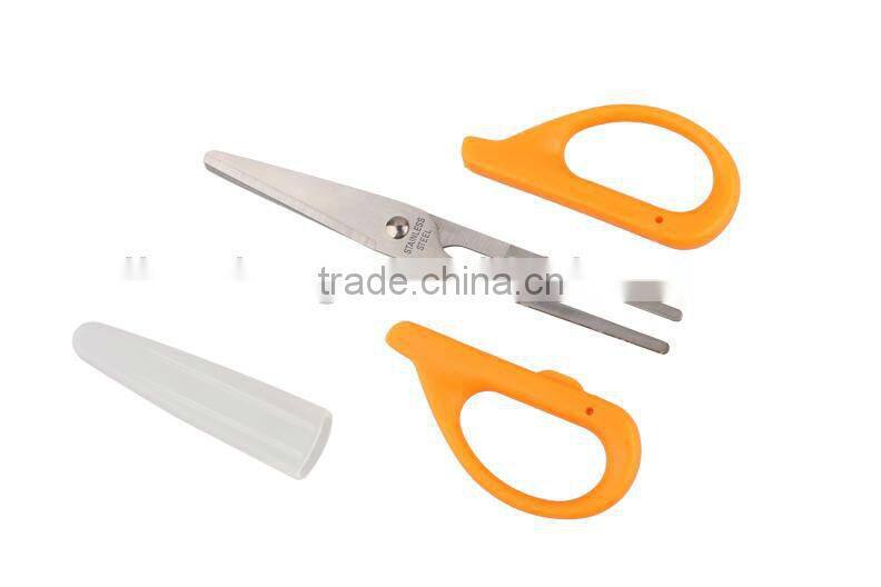 Stainless Steel Safety School Student Scissors(SS08)