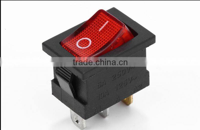 rocker switch high quality red light rocker switch rocker switch t85 with lock