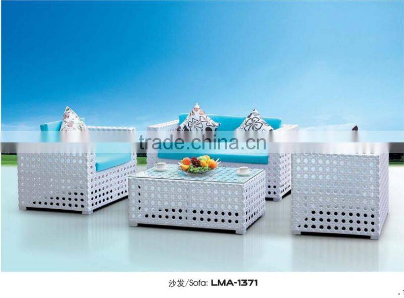 4 pcs set outdoor cheap rattan sofa set garden furniture used