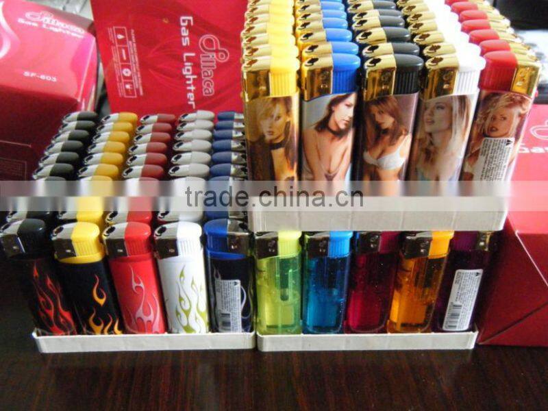 good quality refillable or disposable transparent electric lighter